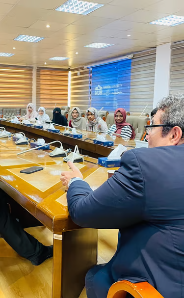 Student induction seminar at Nahda University